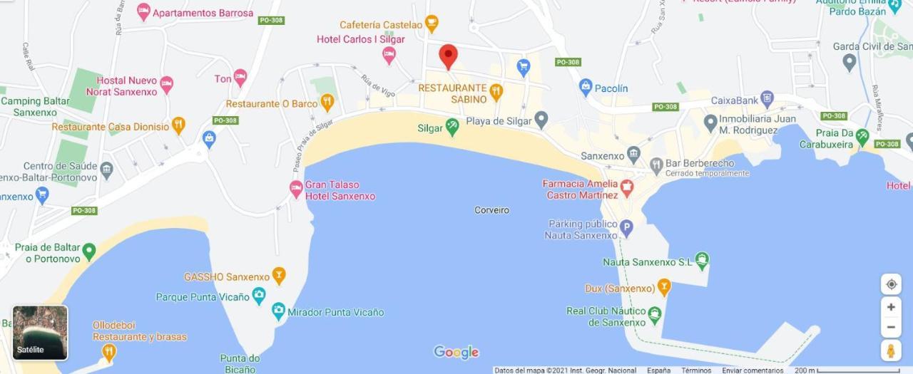 Desconectaengalicia Castelao, 50M Playa Silgar Apartamento Sanxenxo Exterior foto